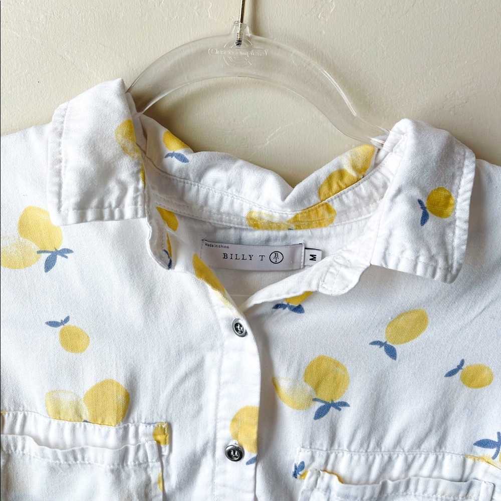 Billy T Chambray Lemon Shirt - Picture 3 of 9